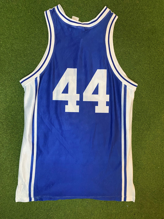 90s Duke Blue Devils - Nike #44 - Vintage College Basketball Jersey (XL) - Gametime Vintage