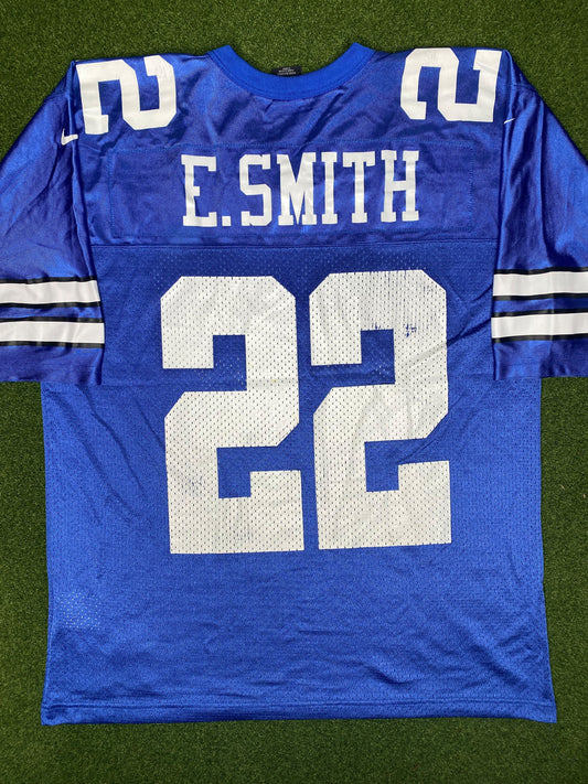 1990-2001 Dallas Cowboys - Emmitt Smith #22 - Vintage NFL Jersey (Medium)