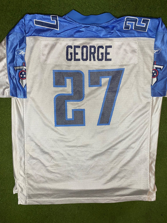 00s Tennessee Titans - Eddie George #27 - Reebok - Vintage NFL Jersey (XL) - Gametime Vintage