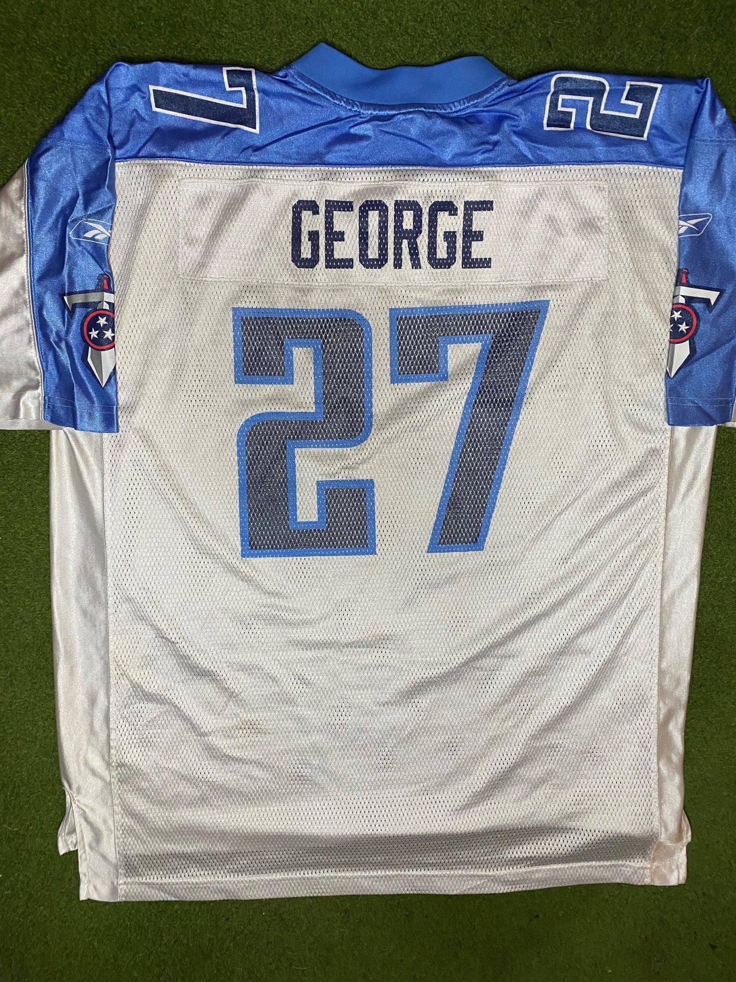 00s Tennessee Titans - Eddie George #27 - Reebok - Vintage NFL Jersey (XL) - Gametime Vintage