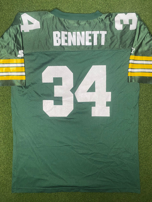 1992-1996 Green Bay Packers - Edgar Bennett #34 - Vintage NFL Jersey (Large)