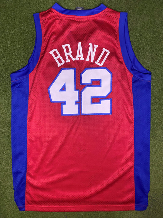 2006-2008 Los Angeles Clippers - Elton Brand #42 - Adidas Stitched - Vintage NBA Jersey (XL) - Gametime Vintage