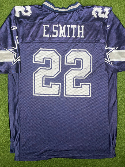 2002-2004 Dallas Cowboys - Emmitt Smith #22 - Vintage NFL Jersey (Large)