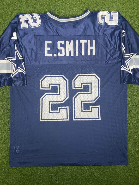 1990-2001 Dallas Cowboys - Emmitt Smith #22 - Vintage NFL Jersey (Youth XL)