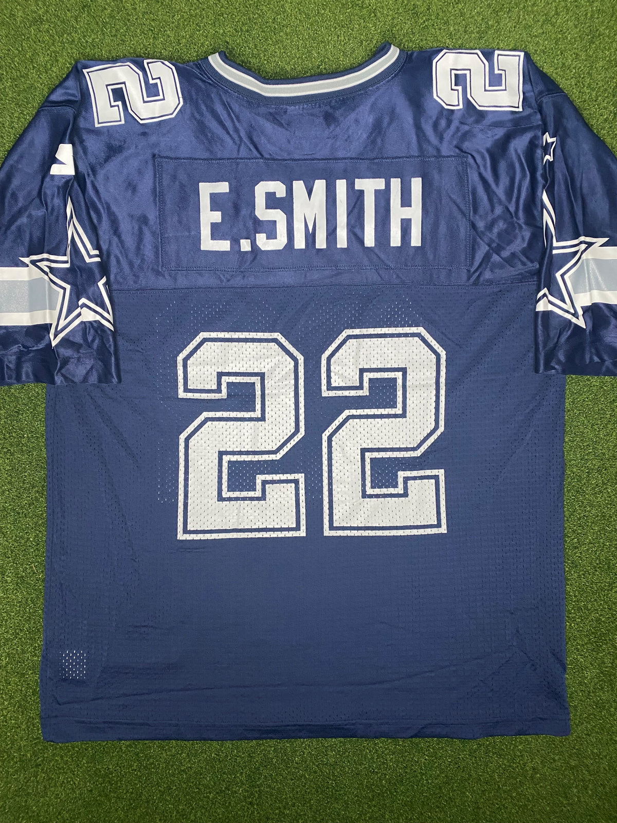 1990-2001 Dallas Cowboys - Emmitt Smith #22 - Camiseta Vintage NFL (Juvenil XL)