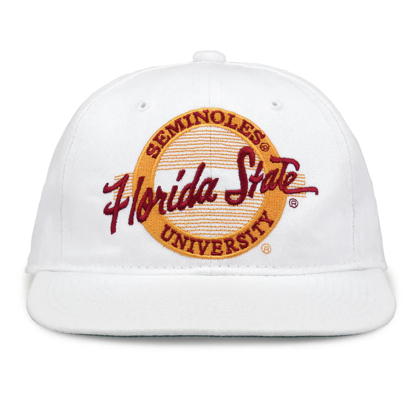 Gorra Snapback Circular Retro de los Florida State Seminoles