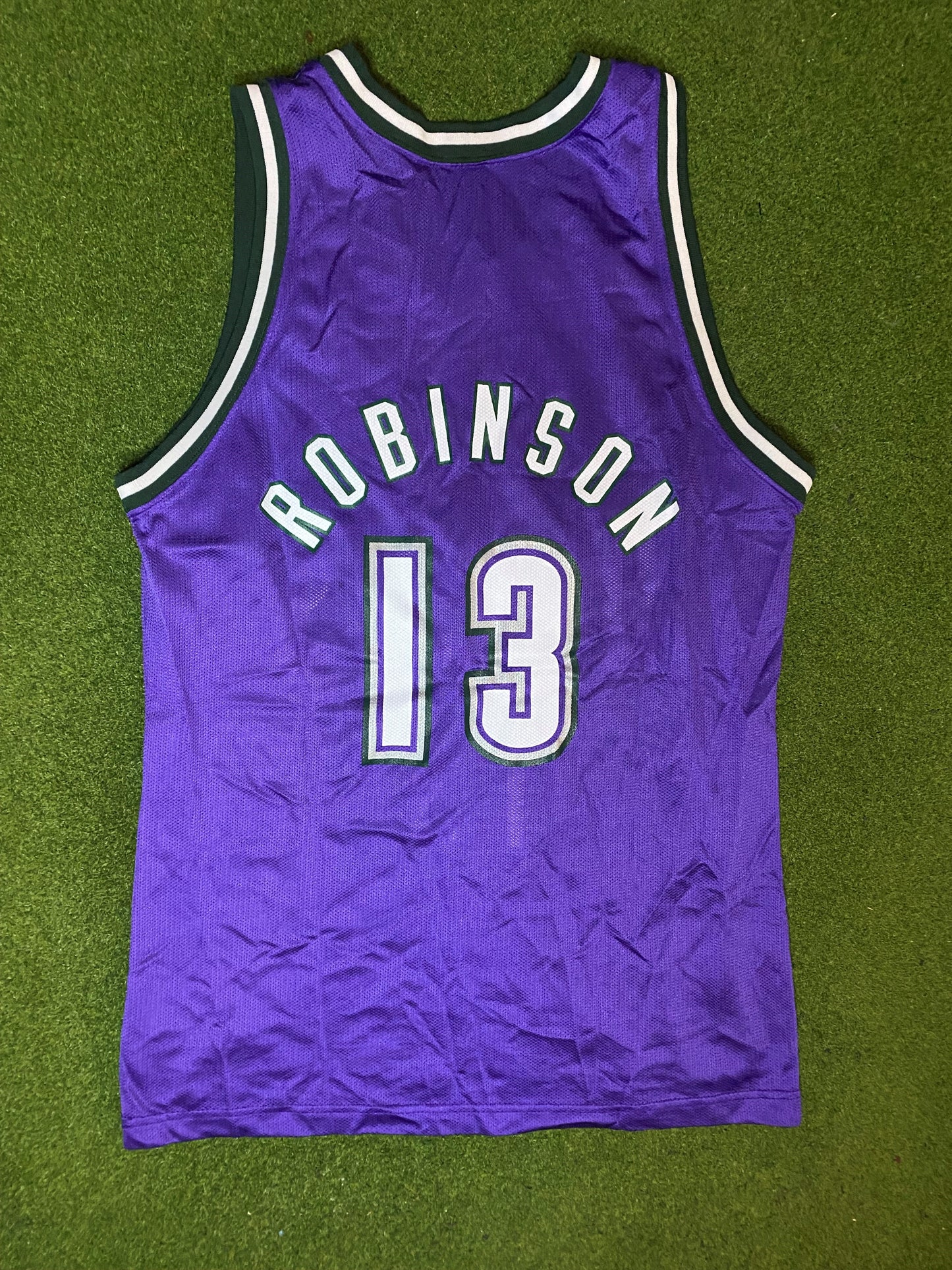 1994-2002 Milwaukee Bucks - Glenn Robinson #13 - Vintage NBA Jersey (44) - Gametime Vintage