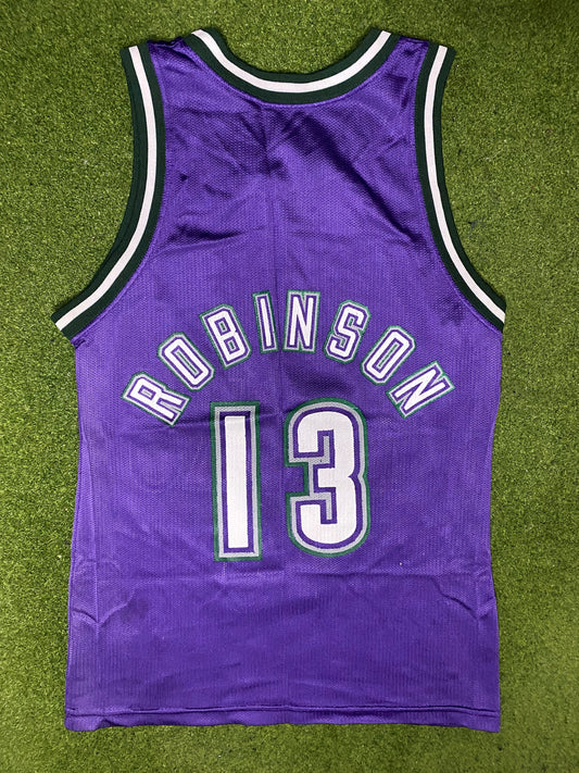 1994-2002 Milwaukee Bucks - Glenn Robinson #13 - Vintage NBA Jersey (36) - Gametime Vintage