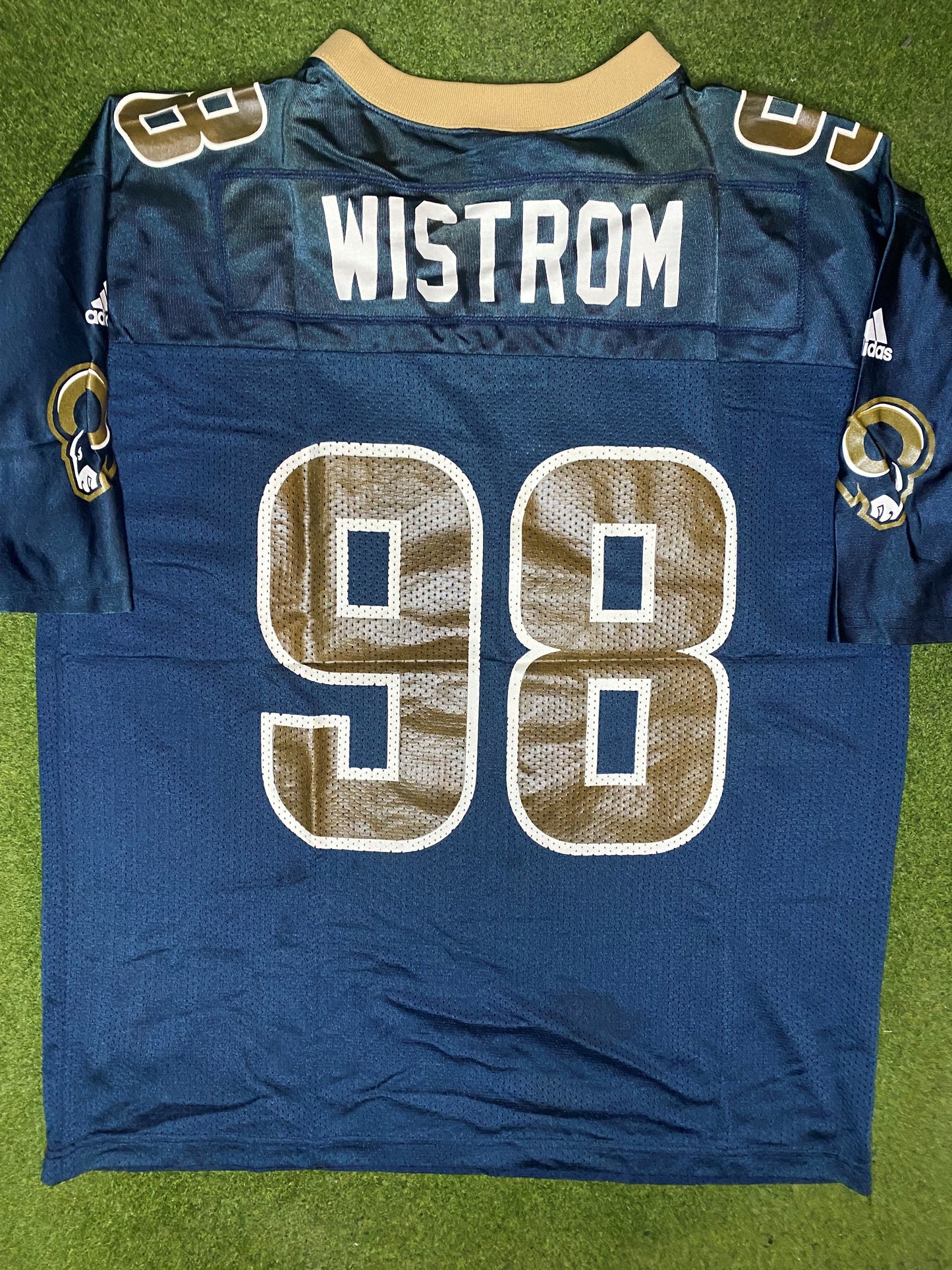1998-2001 St. Louis Rams - Grant Wistrom #98 - Adidas - Vintage NFL Jersey (Large) - Gametime Vintage