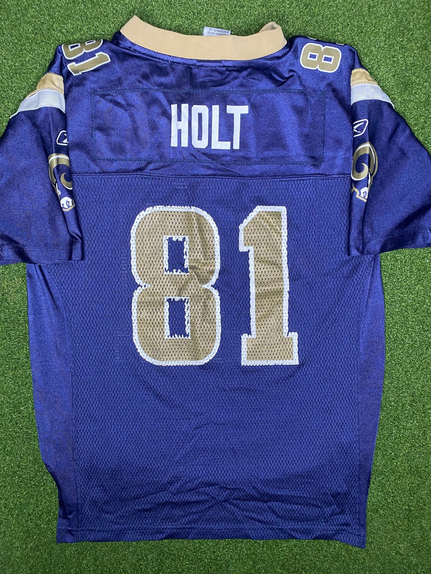 2002-2008 圣路易斯公羊 - Torry Holt #81 - 复古款 NFL 球衣 (青少年中码)