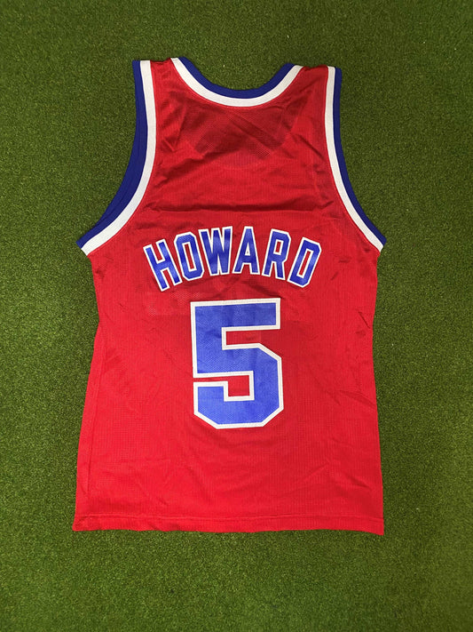 1994-2001 Washington Bullets - Juwan Howard #5 - Vintage NBA Jersey (36) - Gametime Vintage