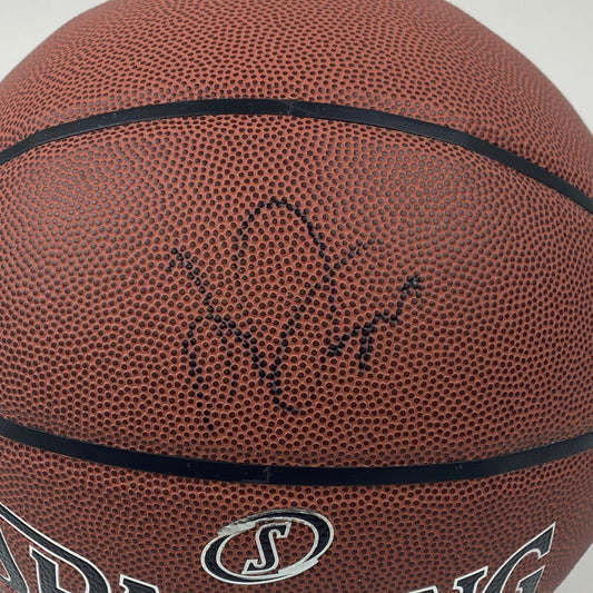 Autographed/Signed Anthony Davis Los Angeles Lakers Full Size Spalding Basketball PSA/DNA COA