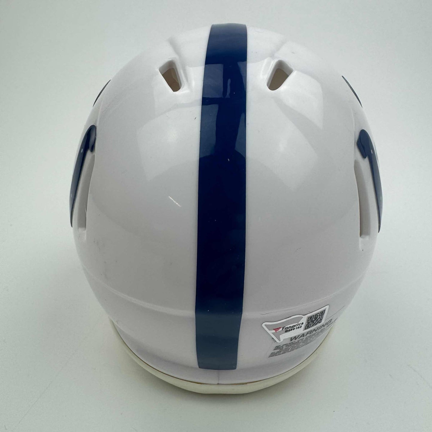 Autographed/Signed Peyton Manning "5x NFL MVP" Indianapolis Colts Mini Football Helmet Fanatics COA