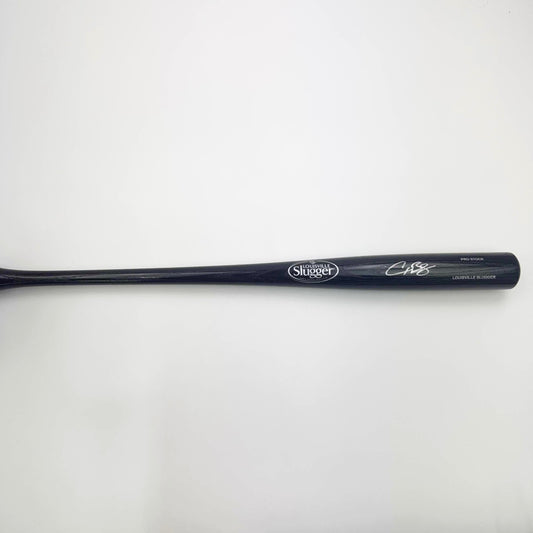 Autographed/Signed Alex Bregman Black Louisville Slugger Baseball Bat Beckett BAS COA