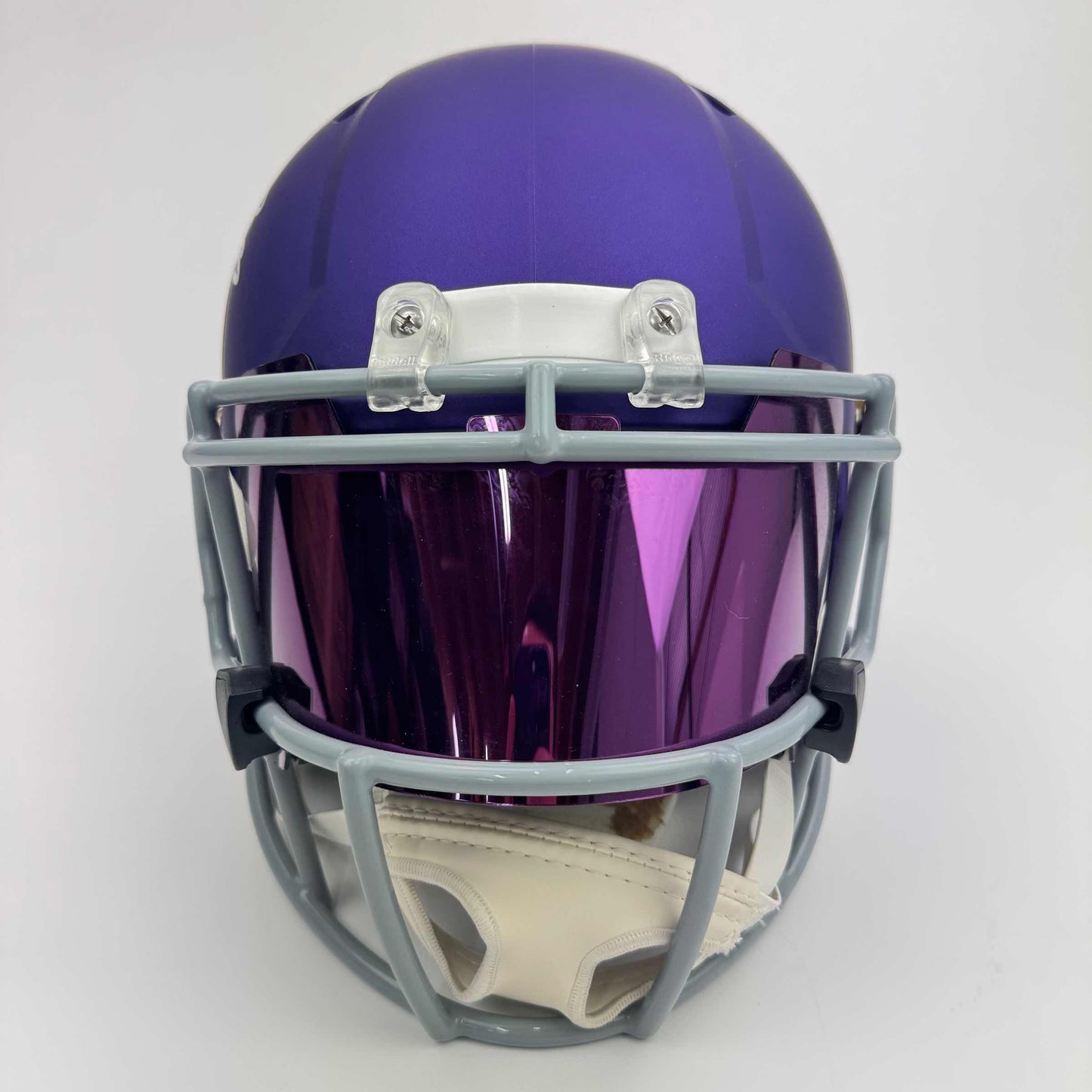 Autographed/Signed Jordan Addison Minnesota Vikings Full Size FS F/S Replica Football Helmet w/ Purple Visor Beckett BAS COA