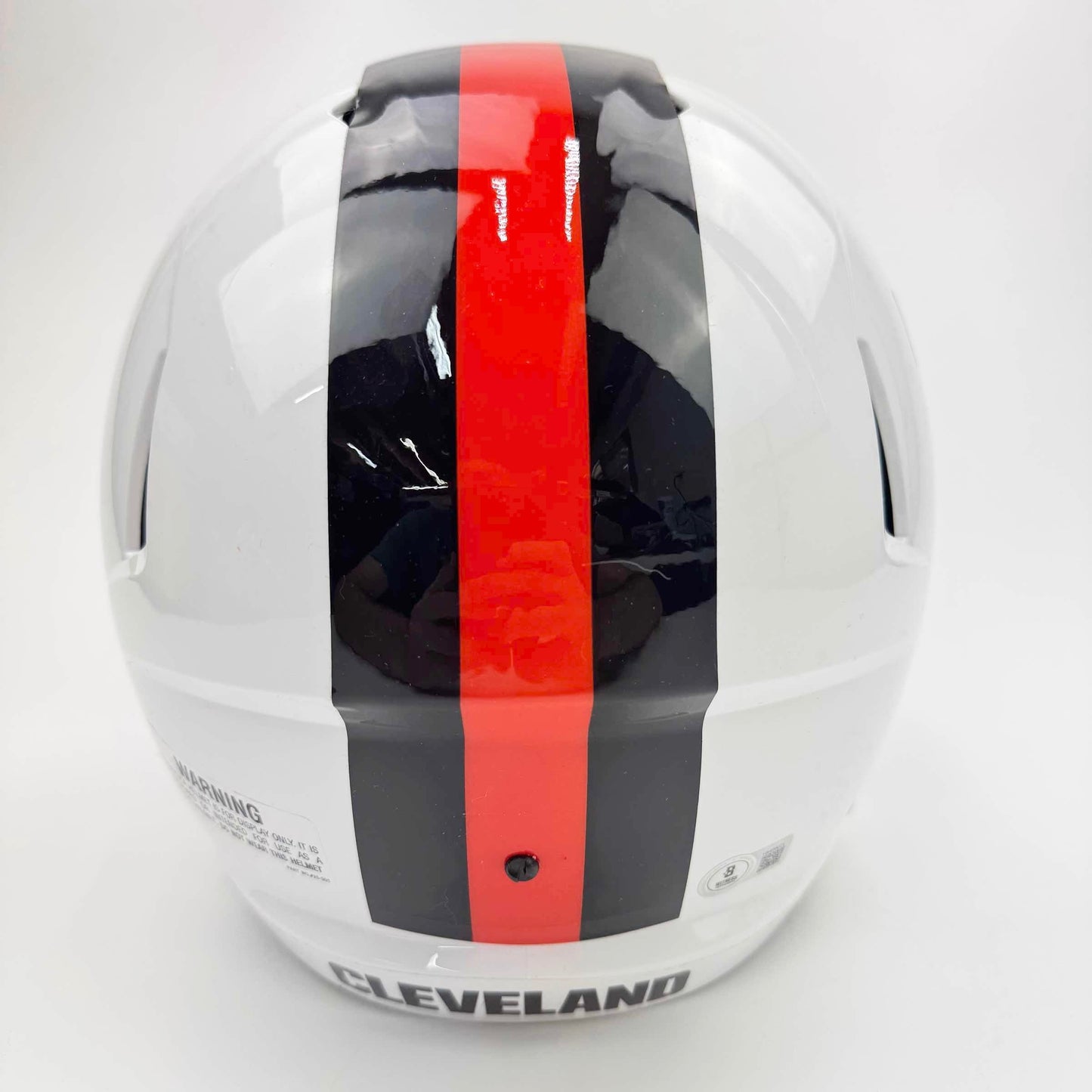 Autographed/Signed Myles Garrett Cleveland Browns Flash Full Size FS F/S Replica Football Helmet Beckett BAS COA