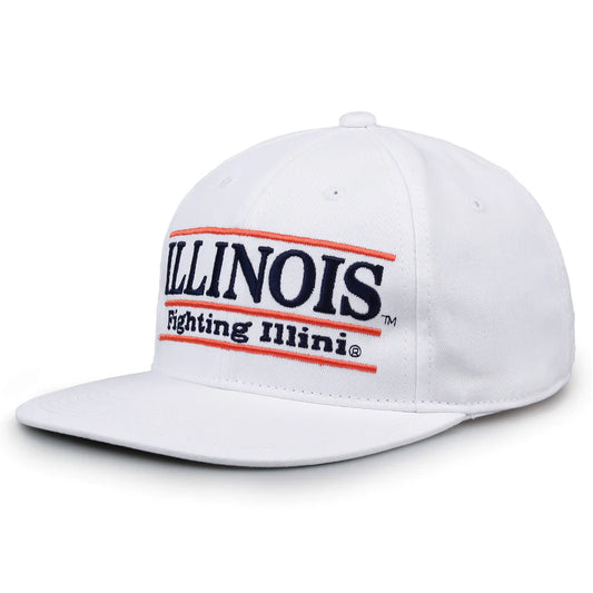 Illinois Fighting Illini Retro Bar Snapback Hat