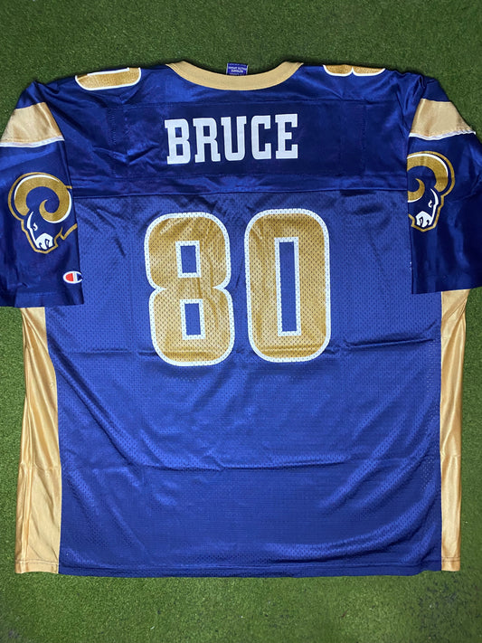 1995-2001 St. Louis Rams - Isaac Bruce #80 - Vintage NFL Jersey (52) - Gametime Vintage