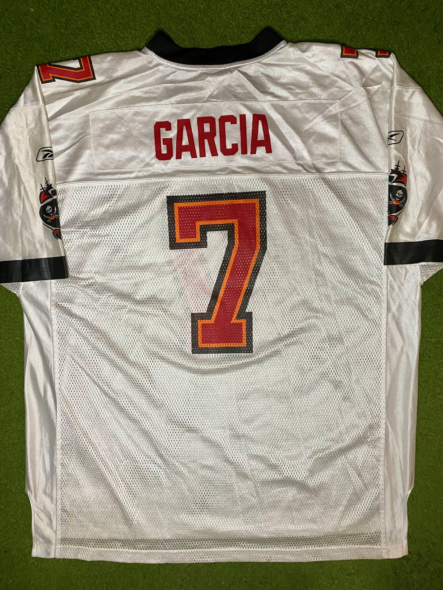 2007-2008 Tampa Bay Buccaneers - Jeff Garcia #7 - Vintage NFL Jersey (2XL) - Gametime Vintage