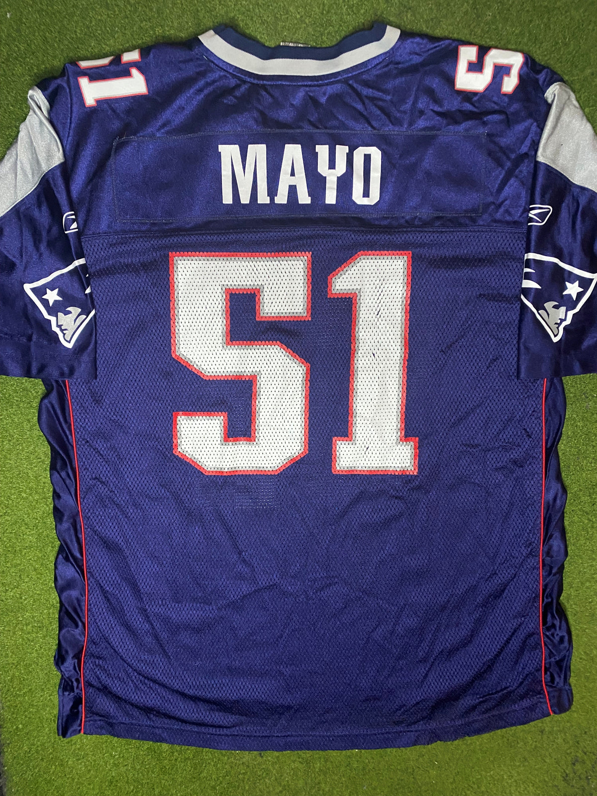 2008-2012 New England Patriots - Jerod Mayo #51 - Vintage NFL Jersey (2XL) - Gametime Vintage
