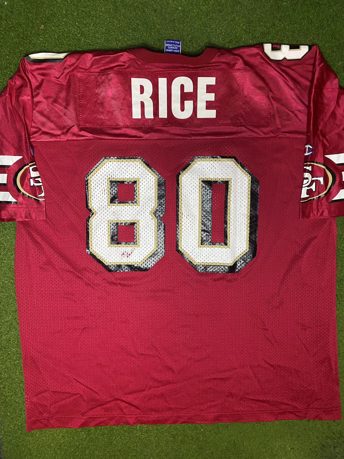 90s San Francisco 49ers - Jerry Rice #80 - Vintage NFL Jersey (56) - Gametime Vintage