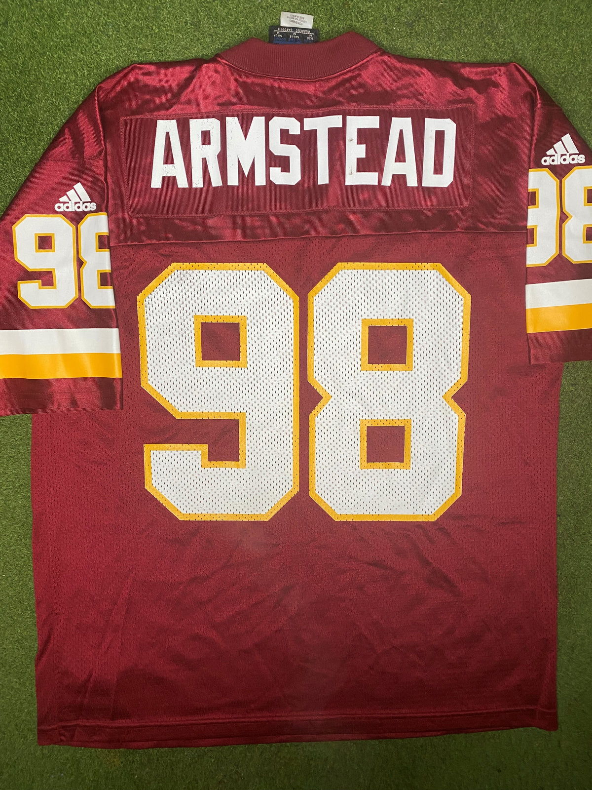 2002-2003 华盛顿红皮队 - 杰西·阿姆斯特德 #98 - 复古 NFL 球衣 (M 码)