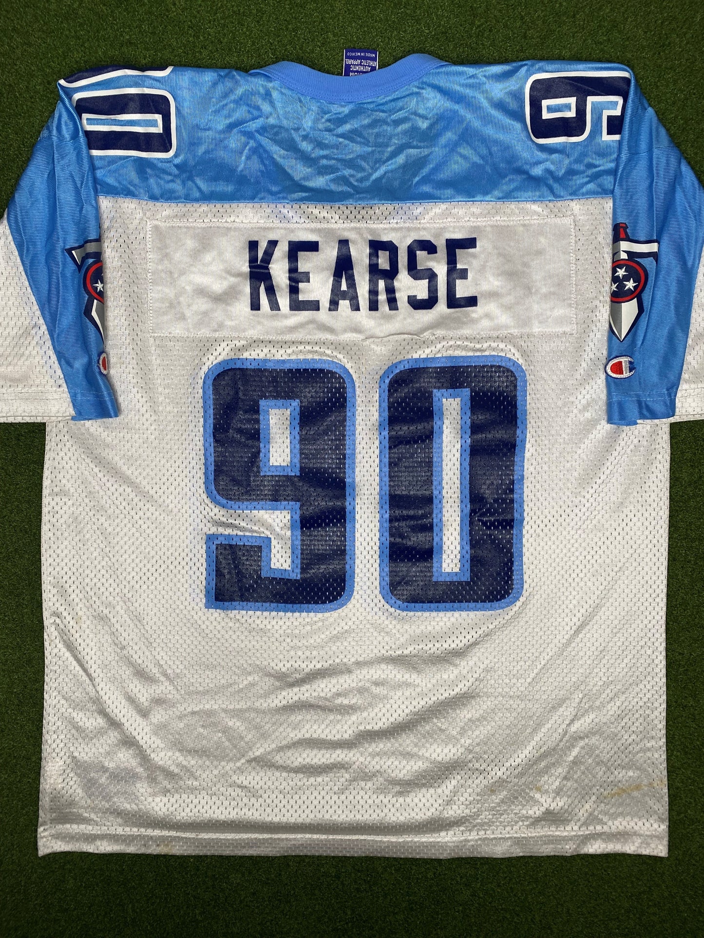 1999-2001 田纳西泰坦队 - 杰冯·基尔斯 #90 - 复古NFL球衣 (40)