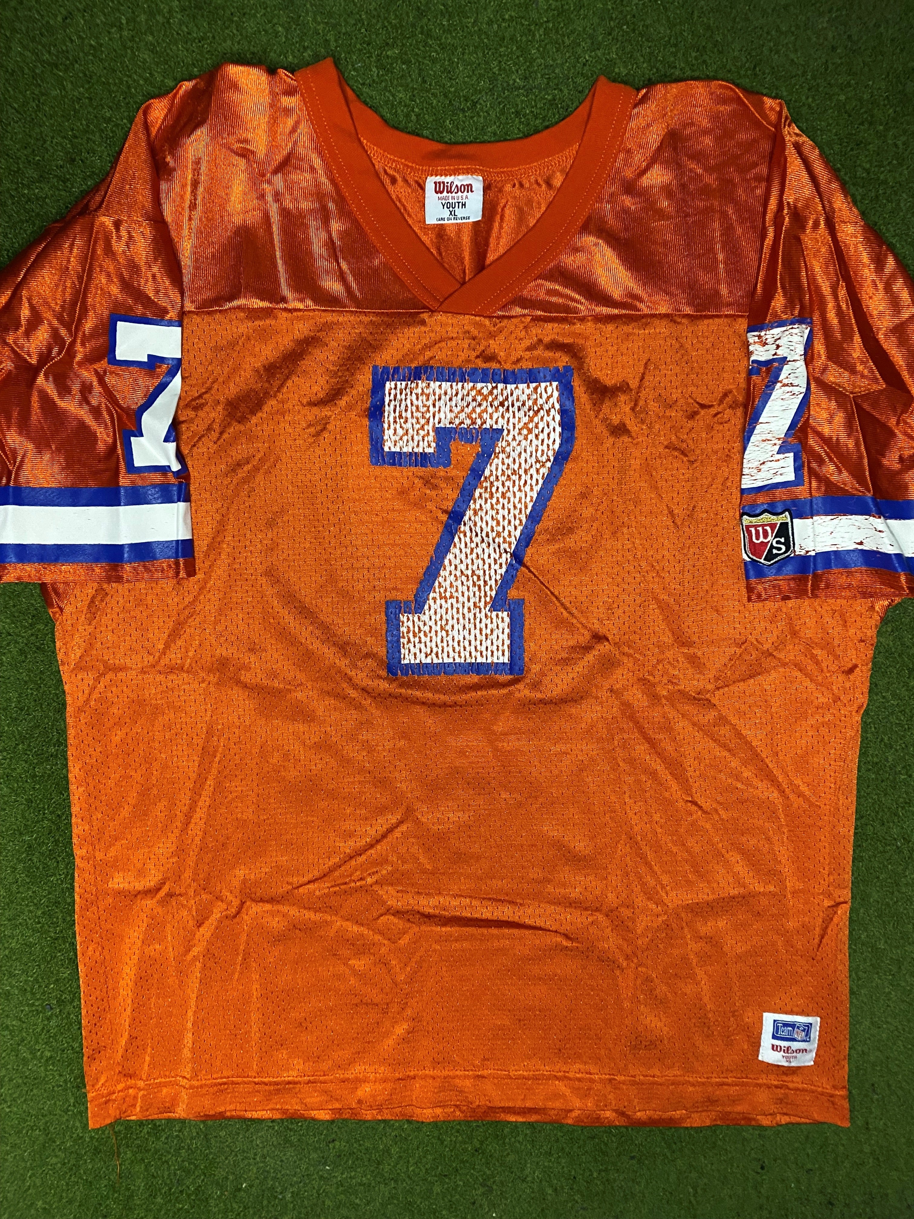 80s Denver Broncos - John Elway #7 - Wilson - Vintage NFL Jersey