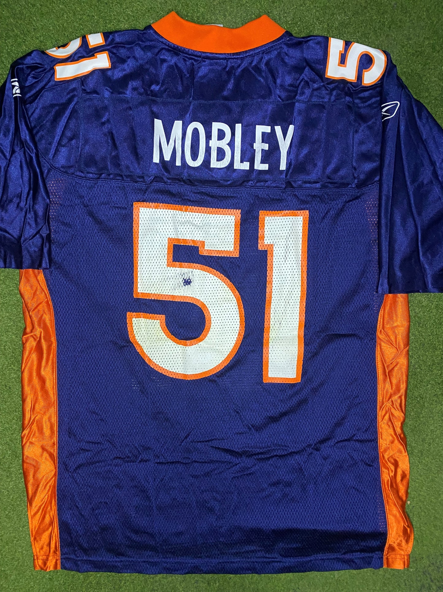 2002-2003 Denver Broncos - John Mobley #51 - Reebok - Vintage NFL Jersey (Large) - Gametime Vintage