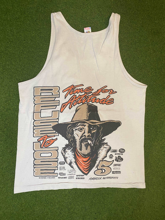 1995 Johnny Herrera - Phoenix Arizona - Double Sided - Vintage NASCAR Tank (Large) - Gametime Vintage