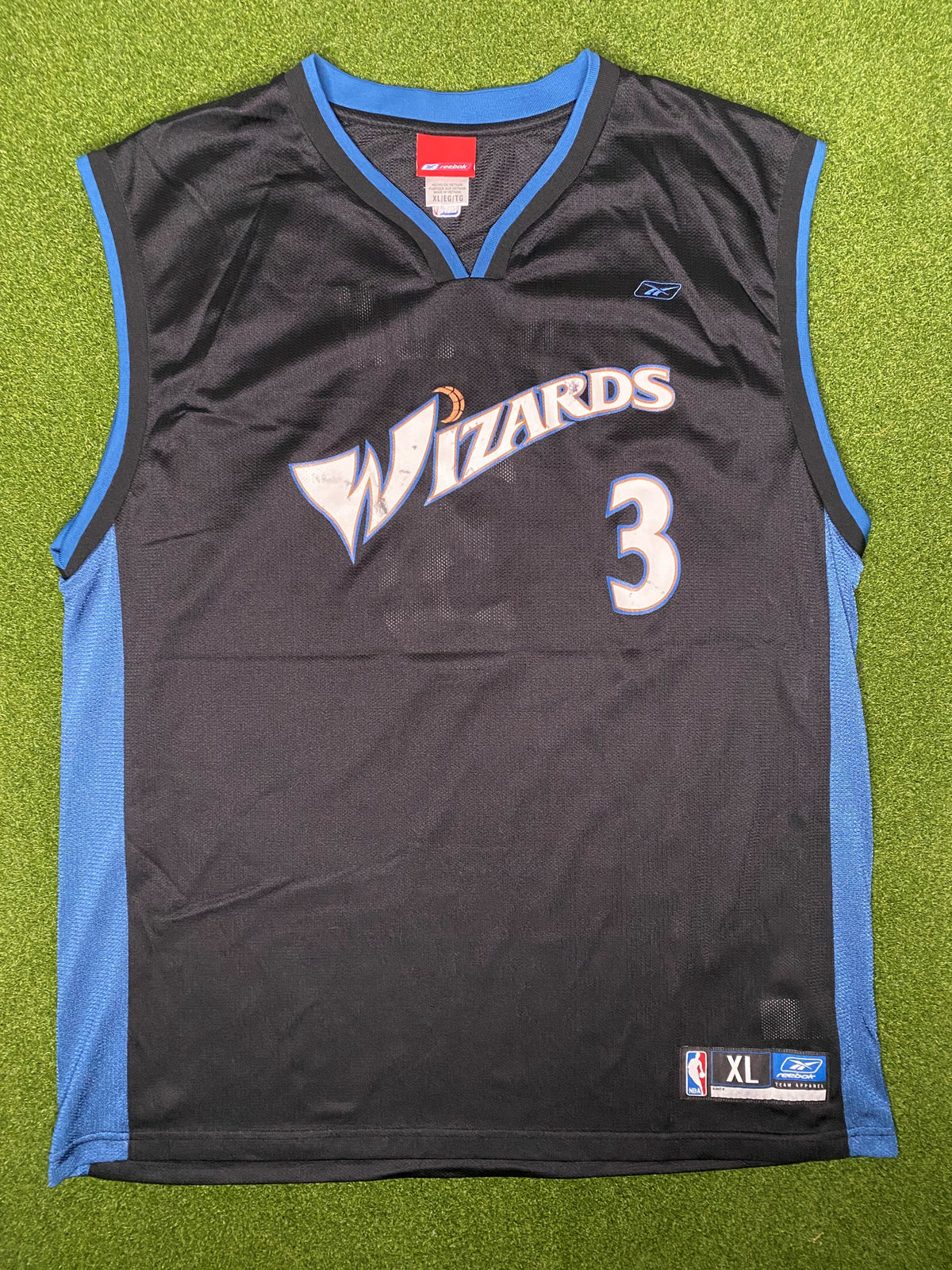 2004-2005 华盛顿奇才队 - 胡安·迪克森 #3 - 复古 NBA 球衣 (XL)