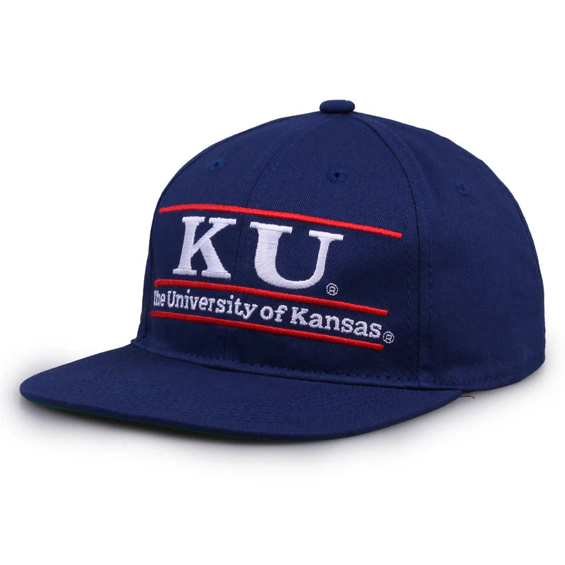 Kansas Jayhawks Retro Bar Snapback Hat
