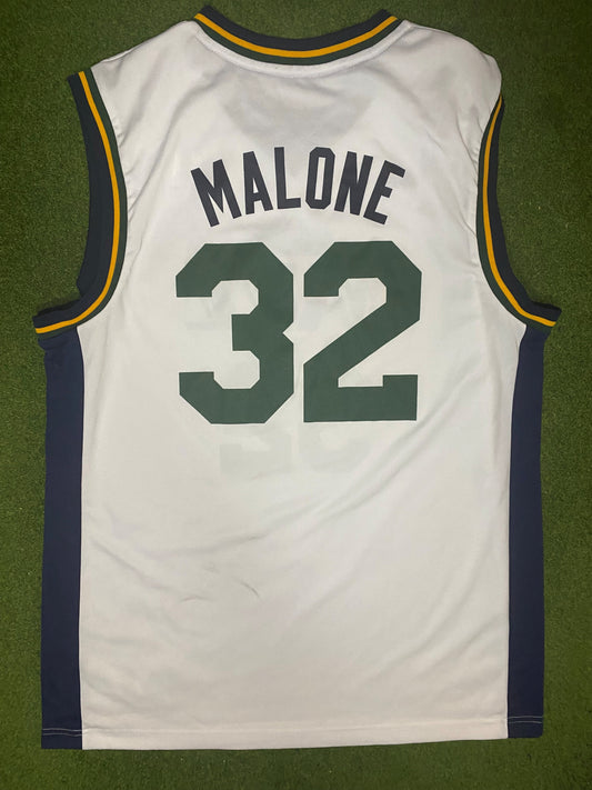 00s Utah Jazz - Karl Malone #32 - Adidas - Vintage NBA Jersey (Medium) - Gametime Vintage