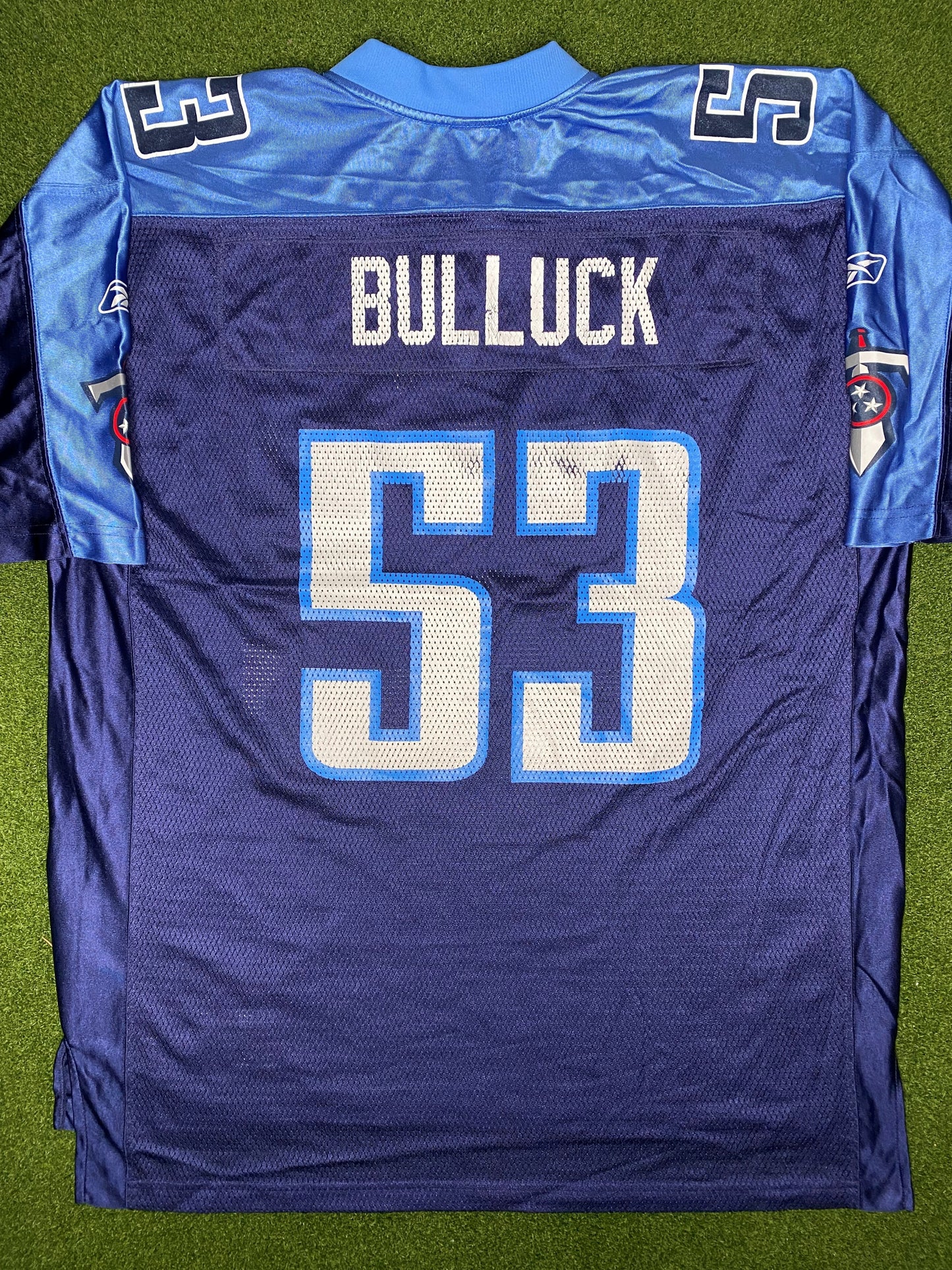 2002-2009 赛季田纳西泰坦队 - 凯斯·布洛克 #53 - 复古 NFL 球衣 (XL)