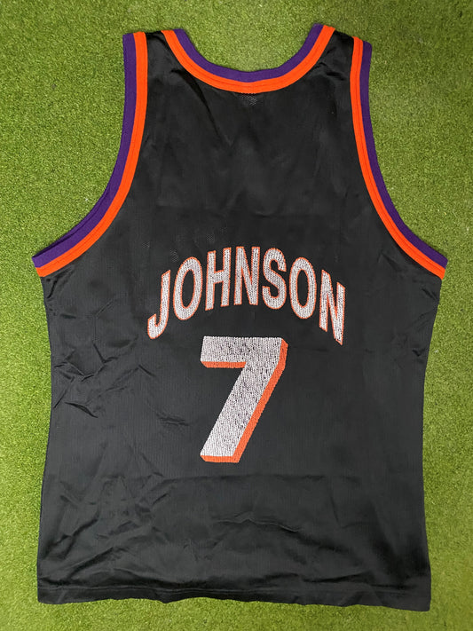 1990-1998 Phoenix Suns - Kevin Johnson #7 - Vintage NBA Jersey (44) - Gametime Vintage