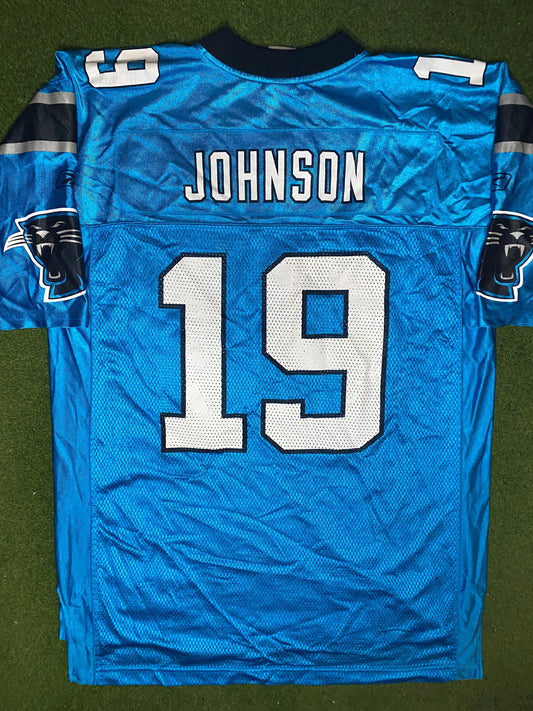 2006 Carolina Panthers - Keyshawn Johnson #19 - Reebok - Vintage NFL Jersey (Large) - Gametime Vintage