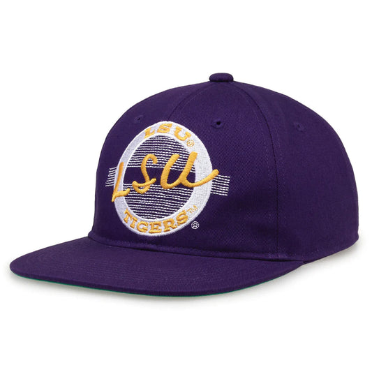 LSU Tigers Retro Circle Snapback Hat