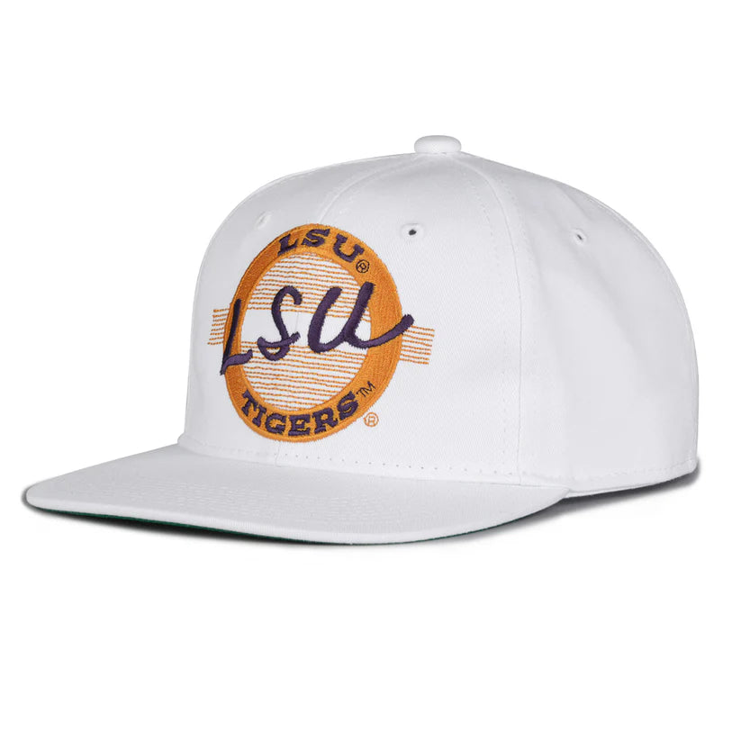 LSU Tigers Retro Circle Snapback Hat