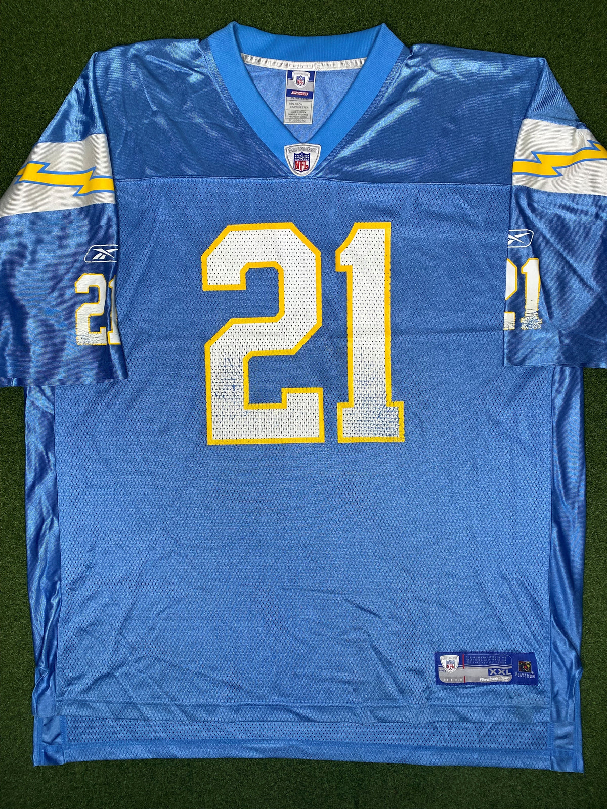 2002-2009 圣迭戈闪电队 - 莱恩丹·汤姆林森 #21 - 复古NFL球衣 (2XL)