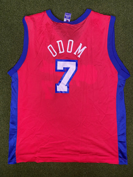 1999-2001 Los Angeles Clippers - Lamar Odom #7 - Vintage NBA Jersey (44)