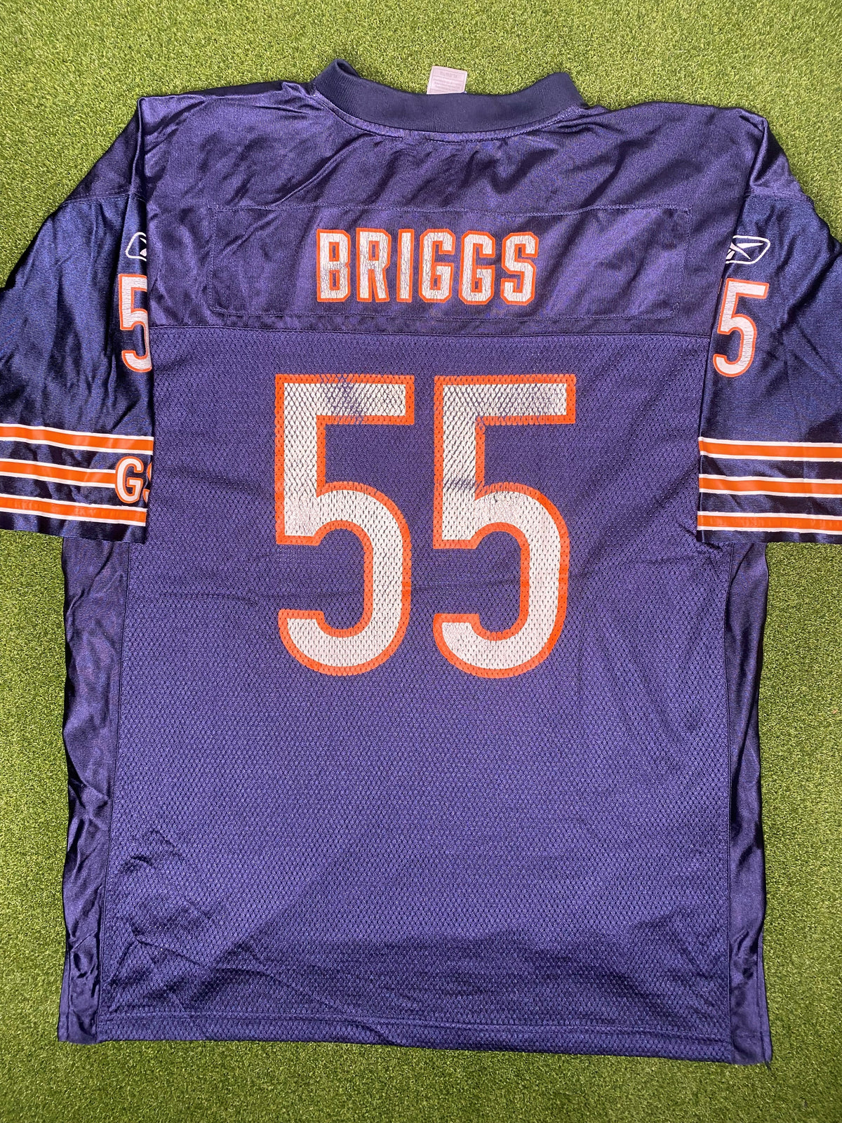 2003-2012 芝加哥熊队 - 兰斯·布里格斯 #55 - 复古 NFL 球衣 (XL)