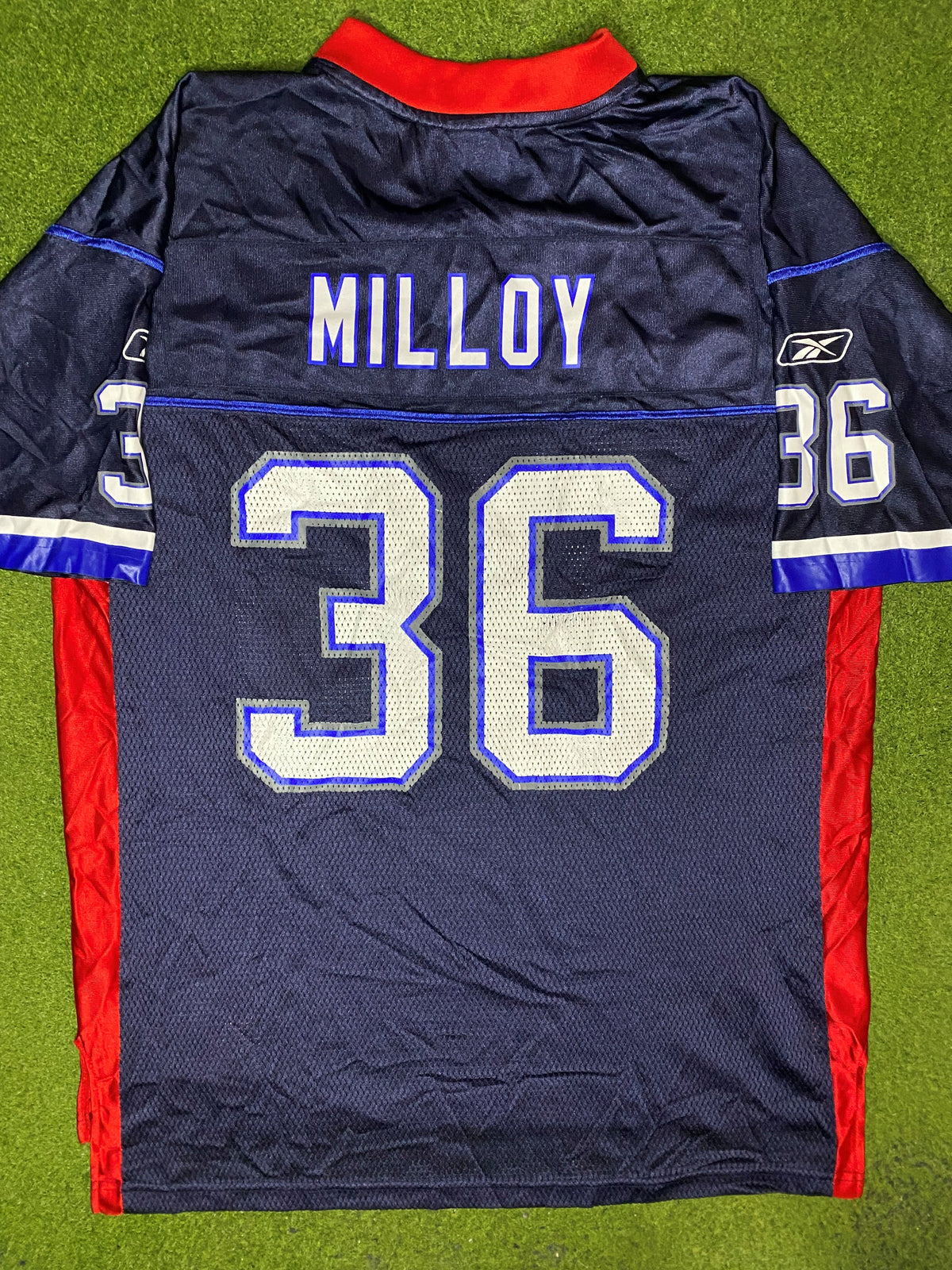 2003-2005 Buffalo Bills - Lawyer Milloy #36 - Vintage NFL Jersey (Large) - Gametime Vintage