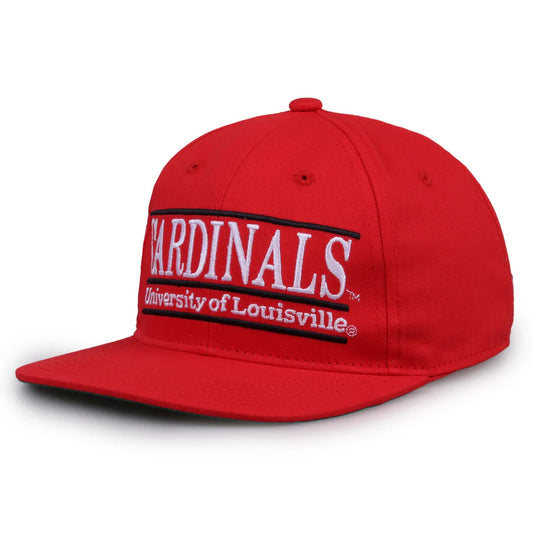 Louisville Cardinals Retro Bar Snapback Hat