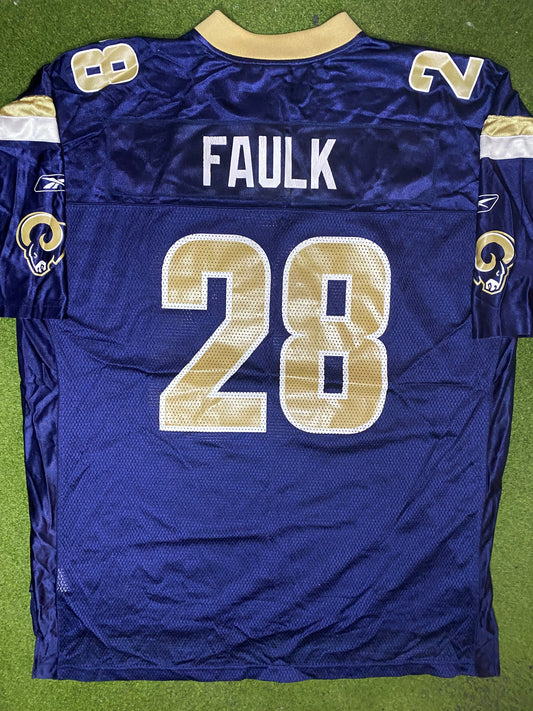 2002-2005 St. Louis Rams - Marshall Faulk #28 - Reebok - Vintage NFL Jersey (2XL) - Gametime Vintage
