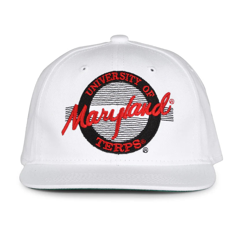 Maryland Terrapins Retro Circle Snapback Hat
