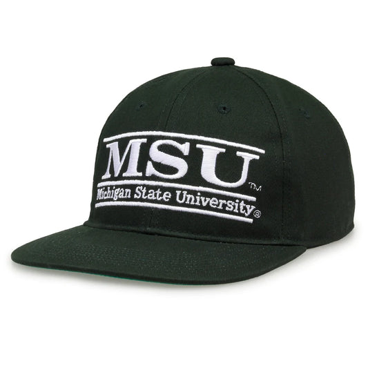 Michigan State Spartans Retro Bar Snapback Hat