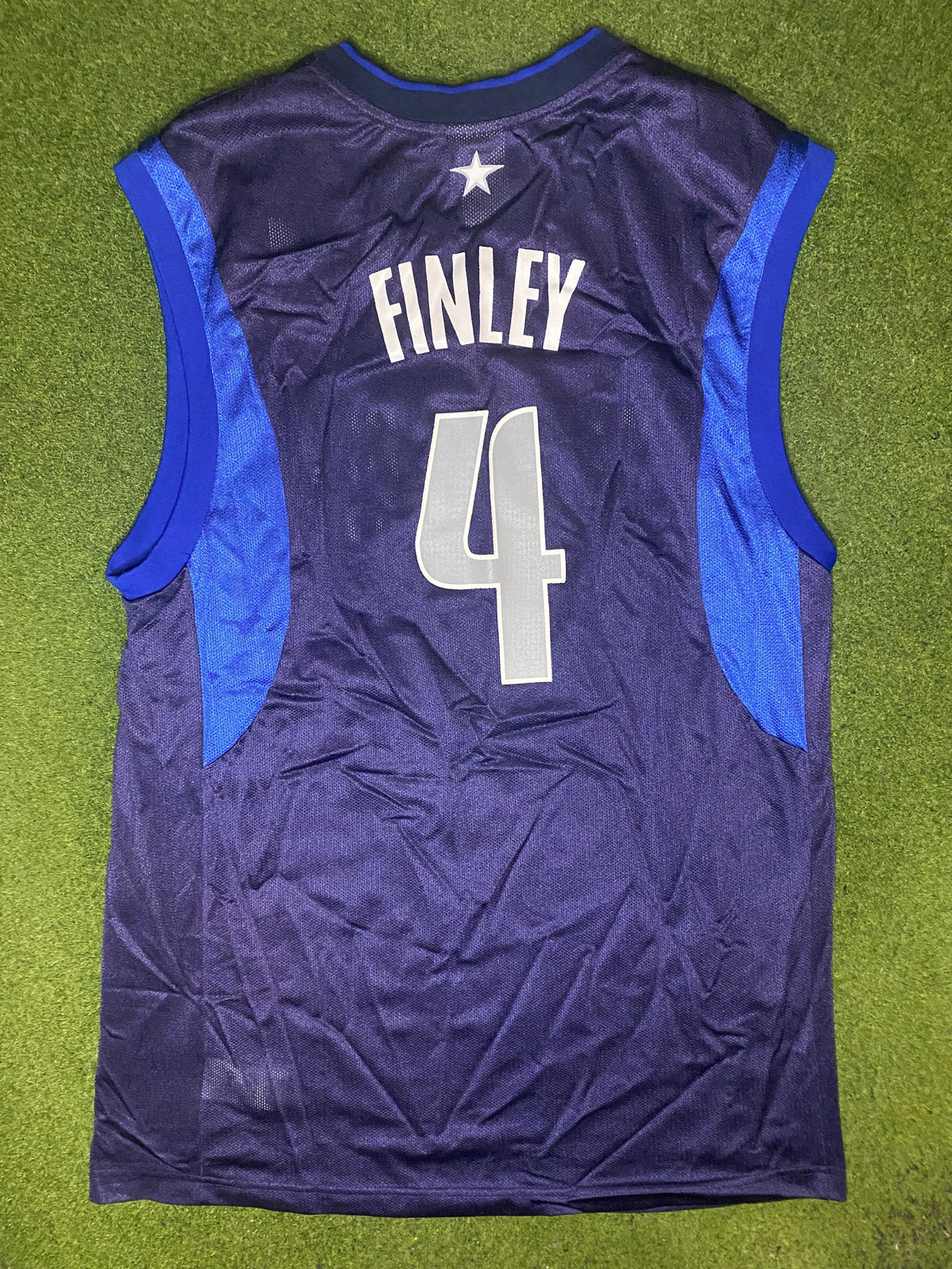2001-2005 Dallas Mavericks - Michael Finley #4 - Vintage NBA Jersey (Large) - Gametime Vintage