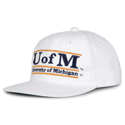 Michigan Wolverines Retro Bar Snapback Hat