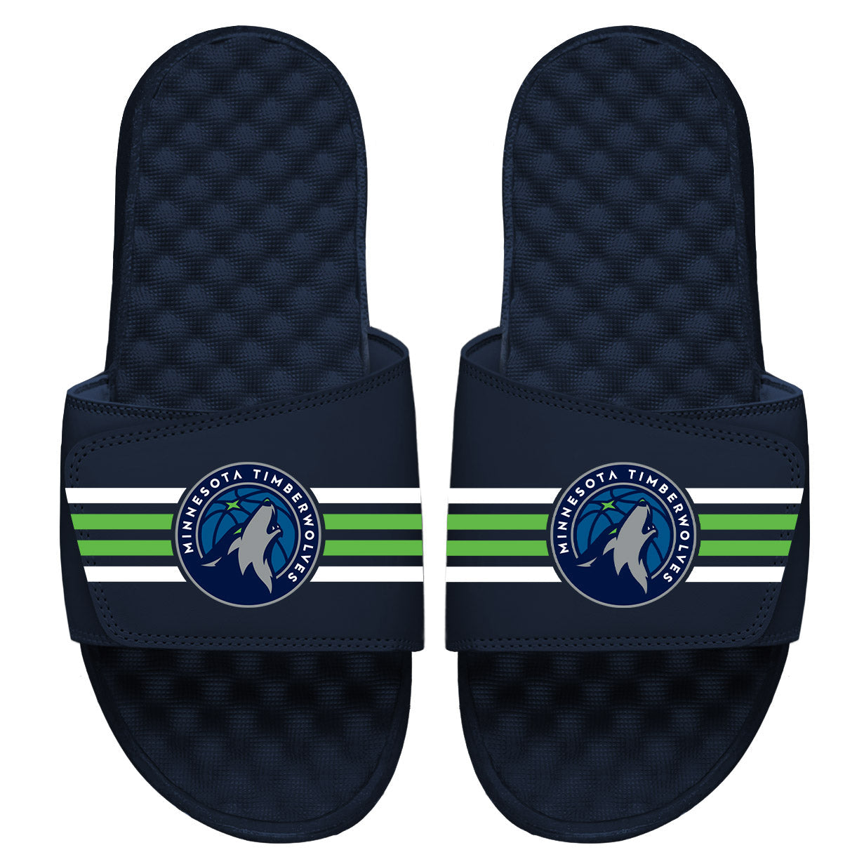 Minnesota Timberolves Stripes Slides