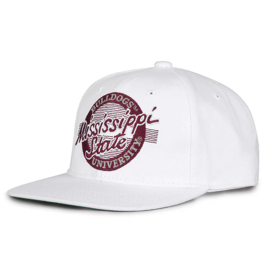Mississippi State Bulldogs Retro Circle Snapback Hat